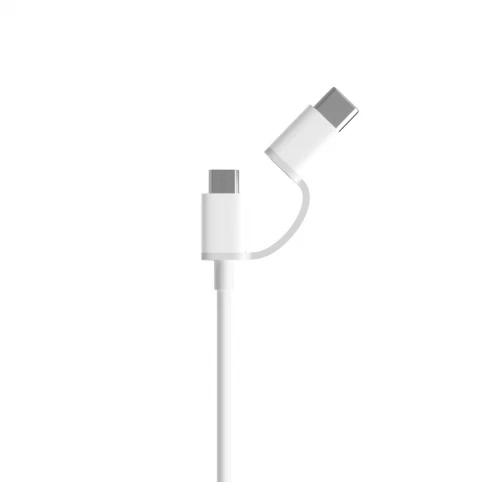 Xiaomi Кабель зарядного устройства, 30 см/100 см 2 в 1 Micro Usb к Тип c кабель для передачи данных Поддержка QC 2,0 или QC 3,0 Quick Charge