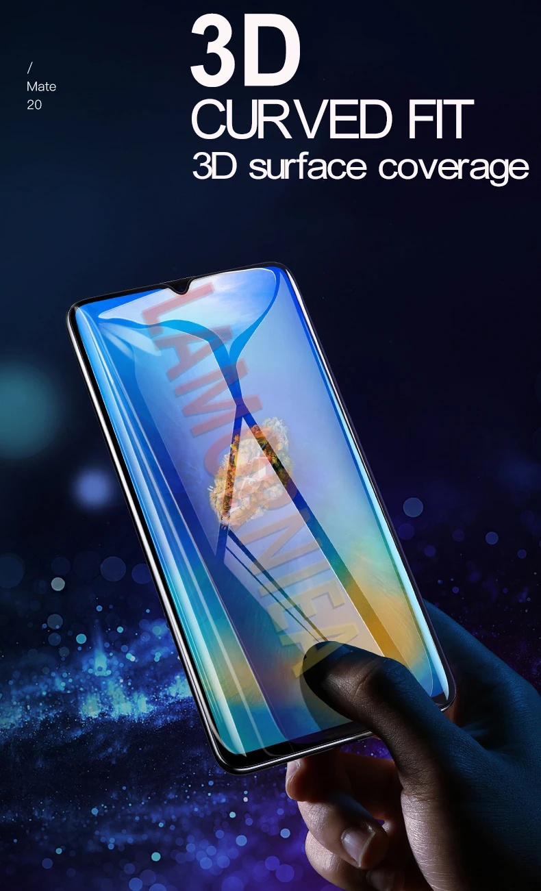 Lamorniea для Huawei Mate 30 20 Pro Nano Liquid UV Полный Клей закаленное стекло для LG V30 V40 V50 Защита экрана для P30 P20 Lite