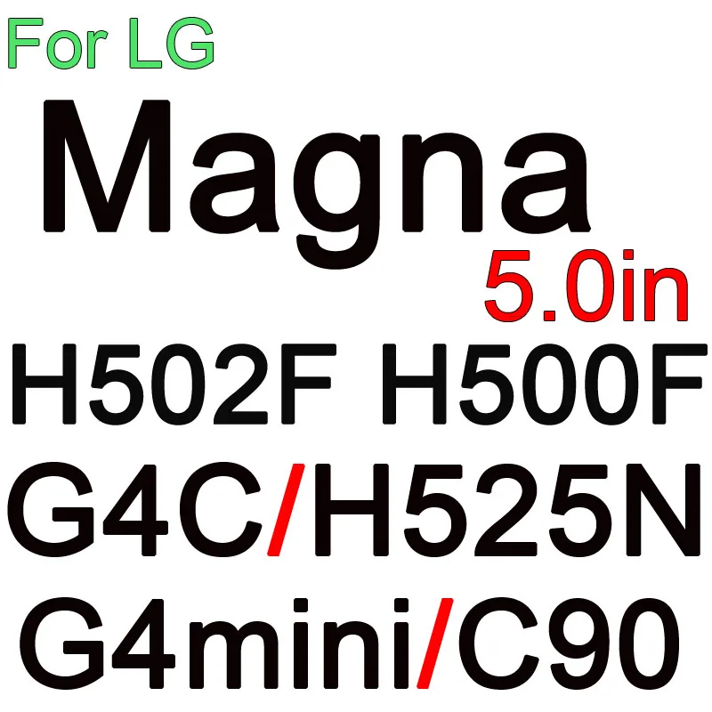 9H пленка из закаленного стекла для LG Magna H502F H500F G4mini G4 Mini C90 G4C H520N H525N Защитная пленка для экрана, чехол для телефона - Цвет: 9H Tempered Glass