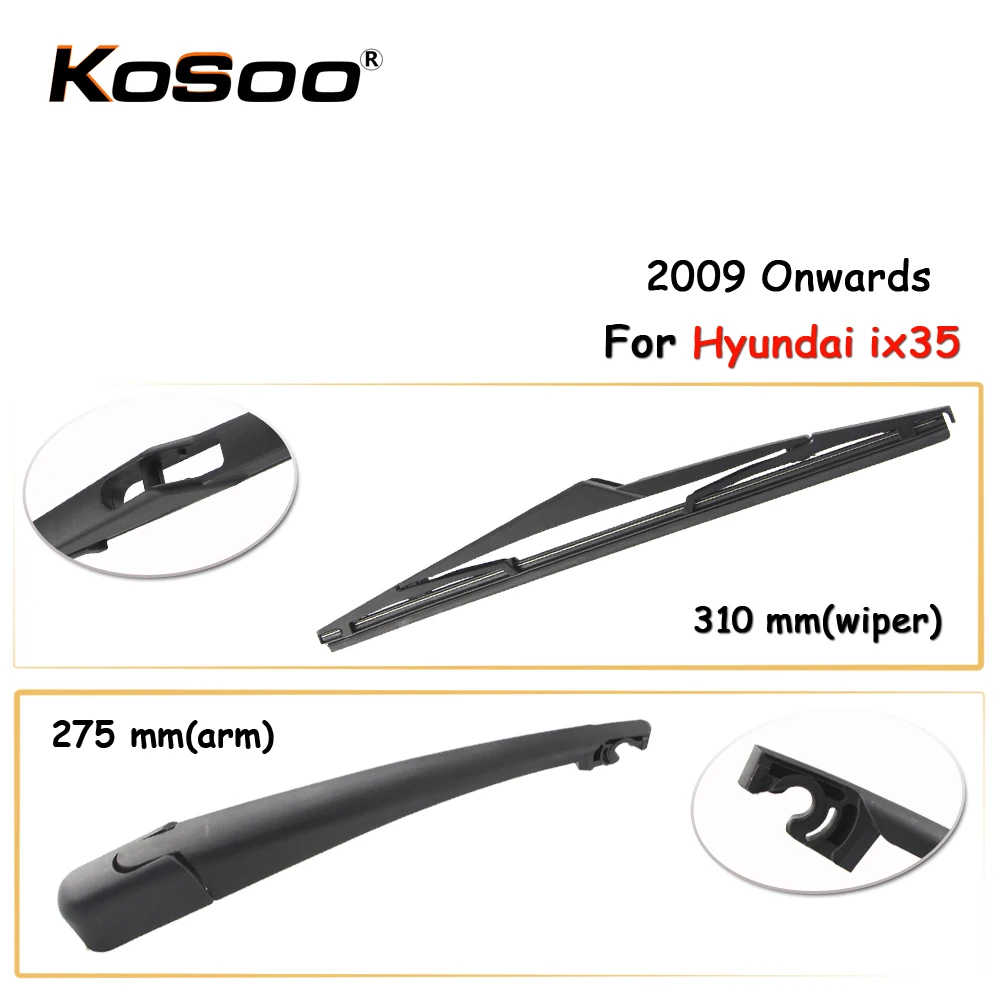 KOSOO Auto Rear Car Wiper Blade For Hyundai ix35,310mm 2009 Onwards