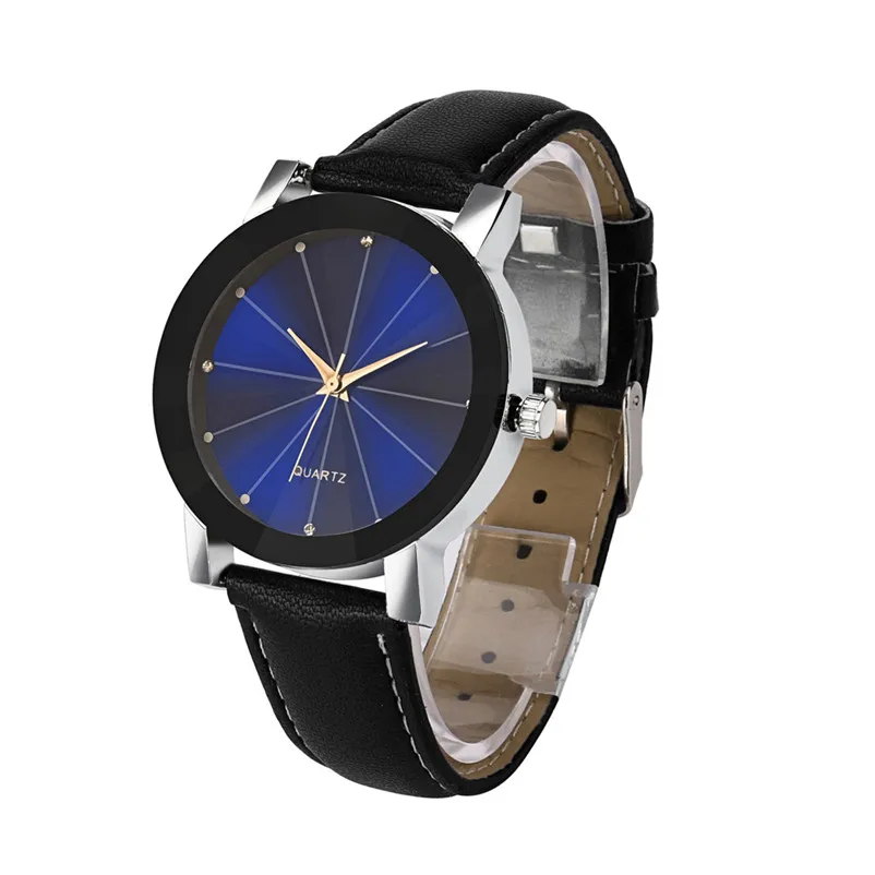 Luxury women's watches casual watches Quartz Sport Military Stainless Steel Dial Leather Band Wrist Watch Reloj mujer M08 (3)