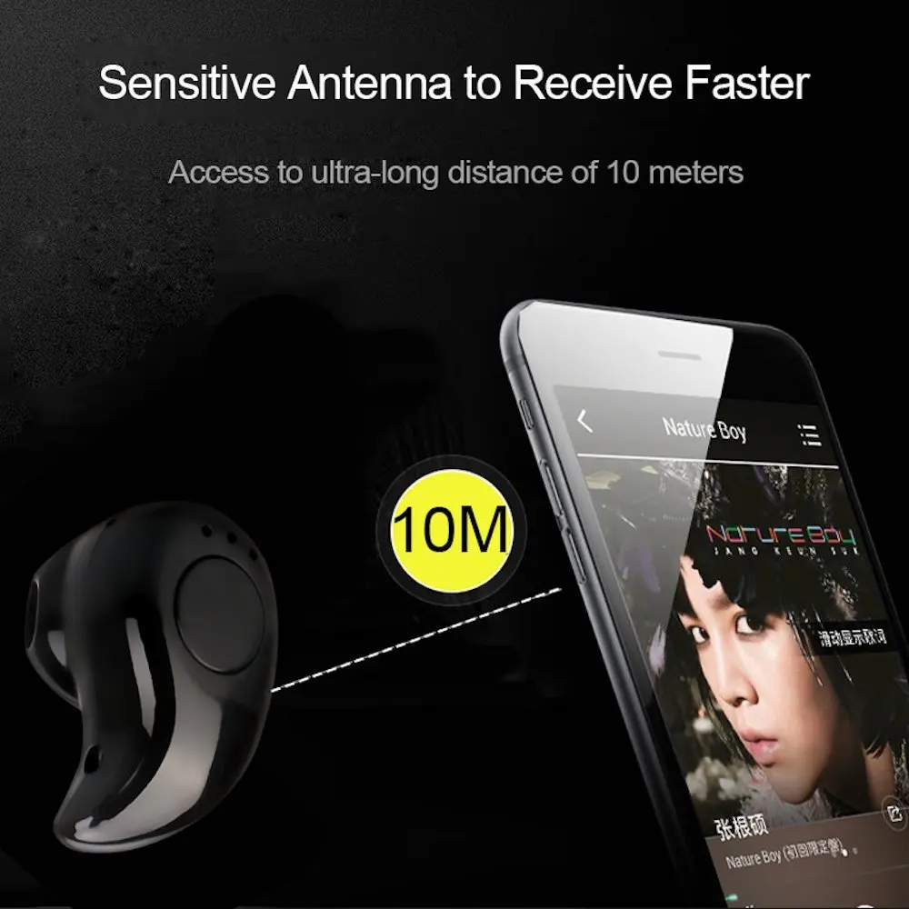 Hi Fi Bluetooth бизнес беспроводные наушники вкладыши S530 для музыки Спортивная