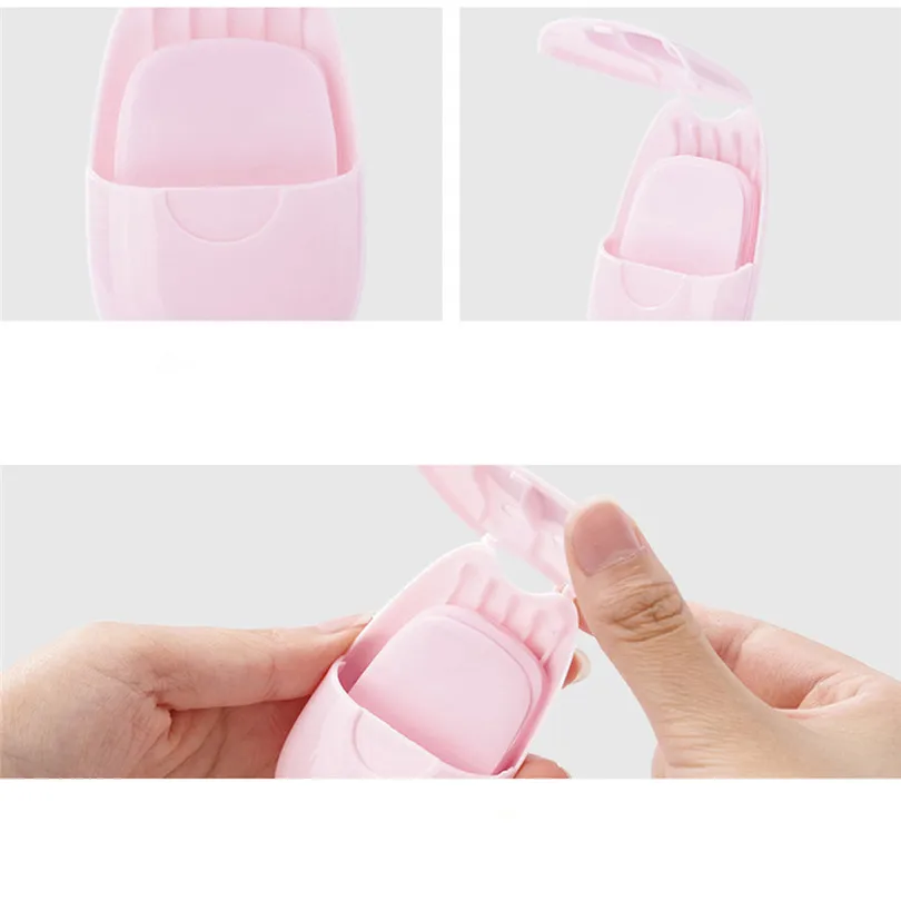50pcs  box Portable soap paper Disposable soap box Mini soap paper Random delivery outdoor product Multi Tools #3d20 (8)