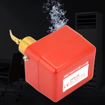 

HFS-20 dn20 Water Flow Paddle Control Switch SPDT Contacts 6-380V Partial Stainless Steel Type Paddle Flow Switch