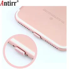 Металлическое зарядное устройство, Пылезащитная заглушка для мобильного телефона, заглушка для зарядки для Apple IPhone 4, 5, 5S, 6, 6 S, 7, 8 X Plus, пылезащитная защита от пыли