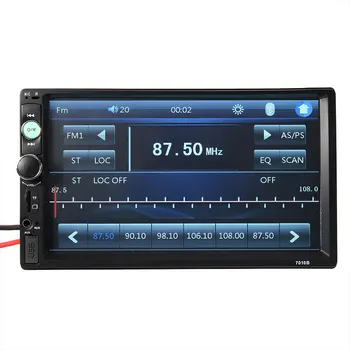 

7" Touch Screen 2 DIN In-Dash Bluetooth Car Audio USB TF FM MP5 Player