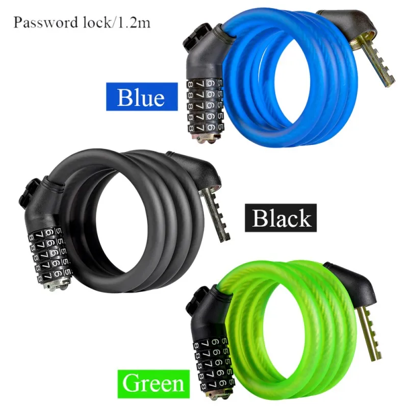 WHEEL UP New MTB Mountain Road Bike Lock Code Bicycle Lock Anti theft
