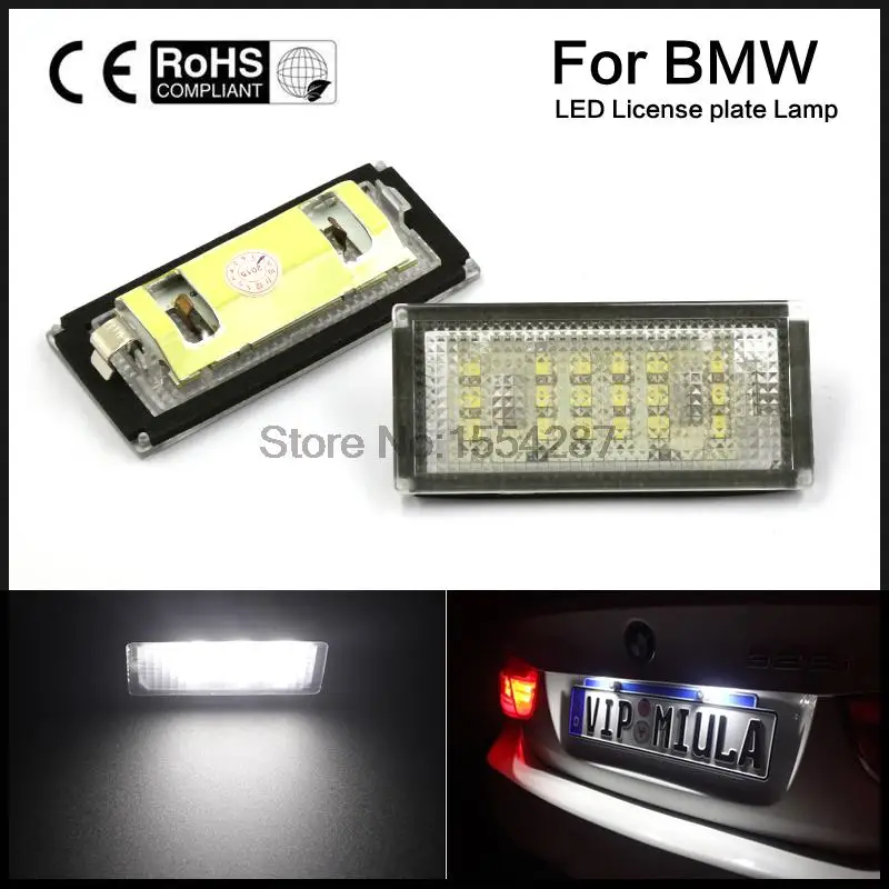 2x original vehicle install License Plate Lights Lamps Bulbs fit for