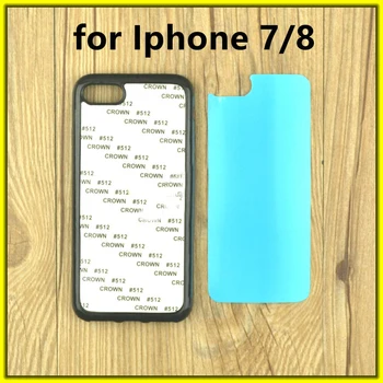 

Dwaybox 2D TPU Sublimation Blank Cover Case for iPhone 6 7 5S 8 6S Plus SE DIY Phone Case With Soft Plastic Plate 20PCS/LOT