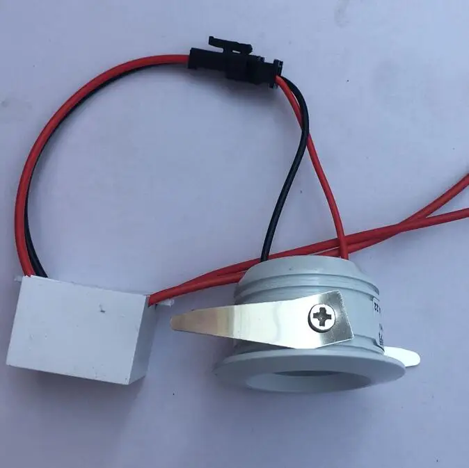 Светодиодный встраиваемый шкаф мини Точечный светильник 1 Вт 3 Вт мини-светильник, включает светодиодный драйвер AC85-265V 40x25 мм 8 цветов излучающий светильник - Испускаемый цвет: white shell