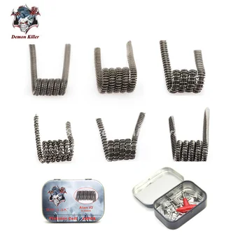 

Demon killer Violence Coil Prebuilt Framed Clapton Alien Clapception Coil Spaced Clapton Tsuka Coil Tri-twisted Clapton E Cig