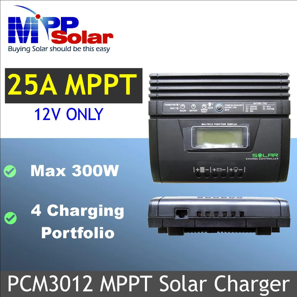 Контроллер солнечного заряда PCM3012 12 в MPPT 25 А 300 Вт | Обустройство дома