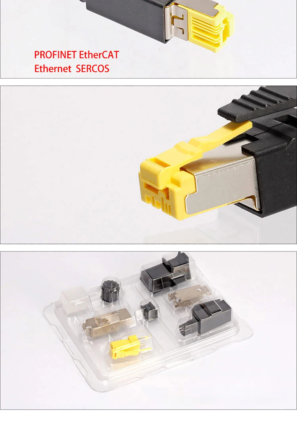 10 шт. 4pin промышленный Ethernet Profinet/Ethercat соглашение RJ45 разъем Cat5e/Cat6 RJ45