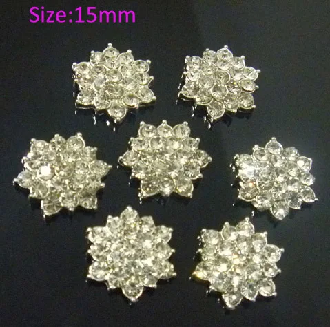 

Rhinestone Button metal buttons 120pcs Flat Back Full Of Crystal Button Spark Rhinestone Buttons Jewelry accessory
