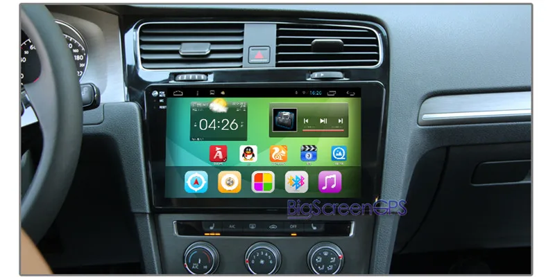 Discount The Newest Android 6.0 2GB RAM Car No DVD Player GPS Navigation For Volkswagen GOLF IPS Screen Multimedia Stereo head unit wifi 7