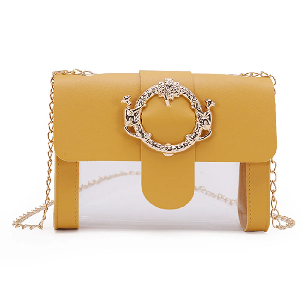 30# модная Новая высококачественная женская дизайнерская сумка, милая прозрачная Желейная сумка на молнии, сумка через плечо