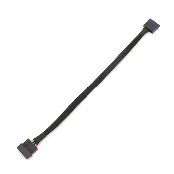 

Black Full Sleeved IDE Molex to Sata Power Adapter Cable.
