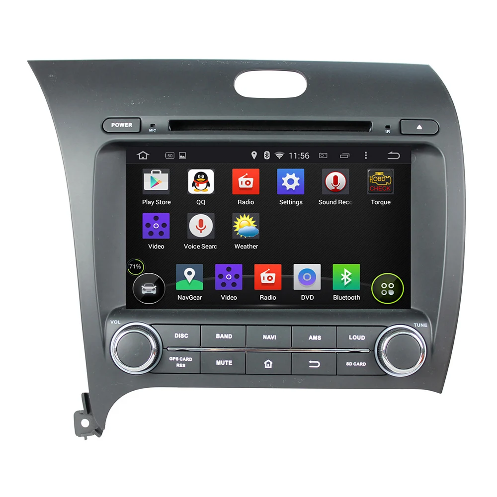 Android 7.1 Car Stereo GPS Sat Nav 3G CD player MP3