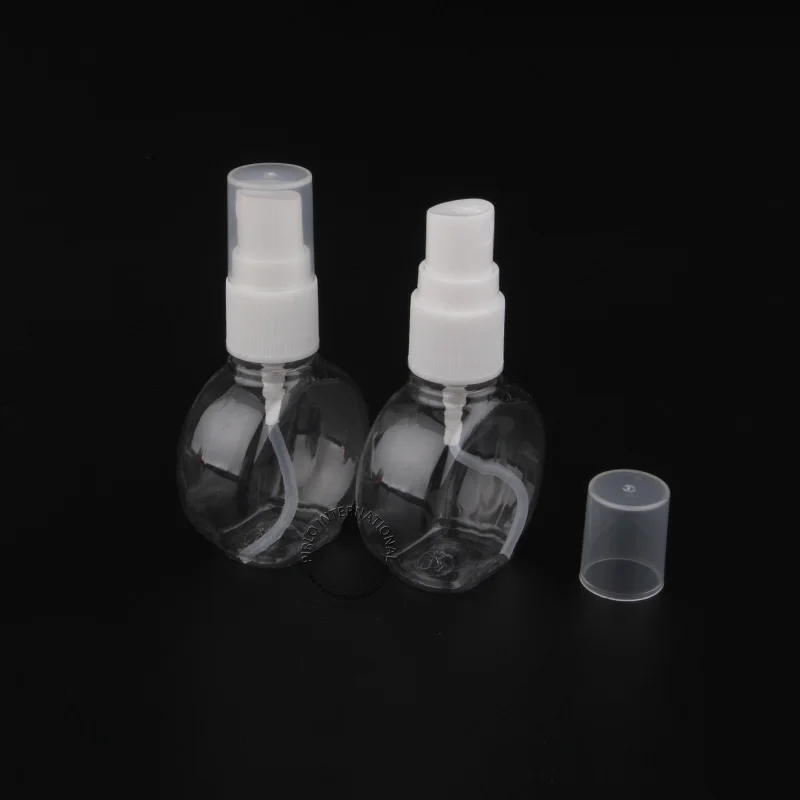 Wholesale Makeup Tools 50pcs x 35ml/35cc Plastic Spray Bottle 1oz Refillable PET Atomizer Empty
