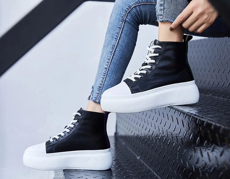

Spring new black breathable casual walking shoes BOR1-BOR8