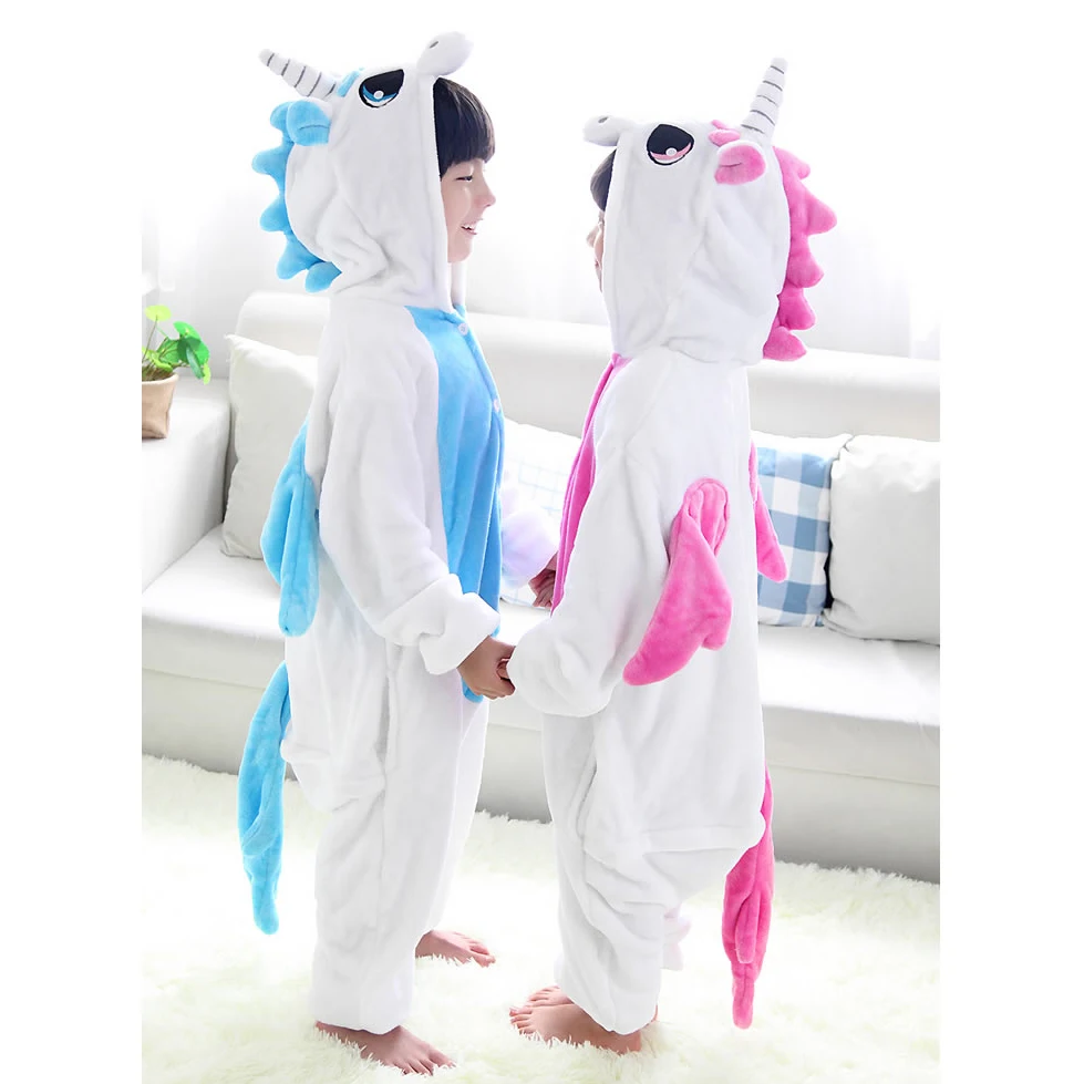 

Boys Girls Pajama Sets Cartoon Unicorn Sleepwear for 4 5 6 7 8 9 10 11 12 Years Flannel Spring Winter Clothes Cotton Pajamas