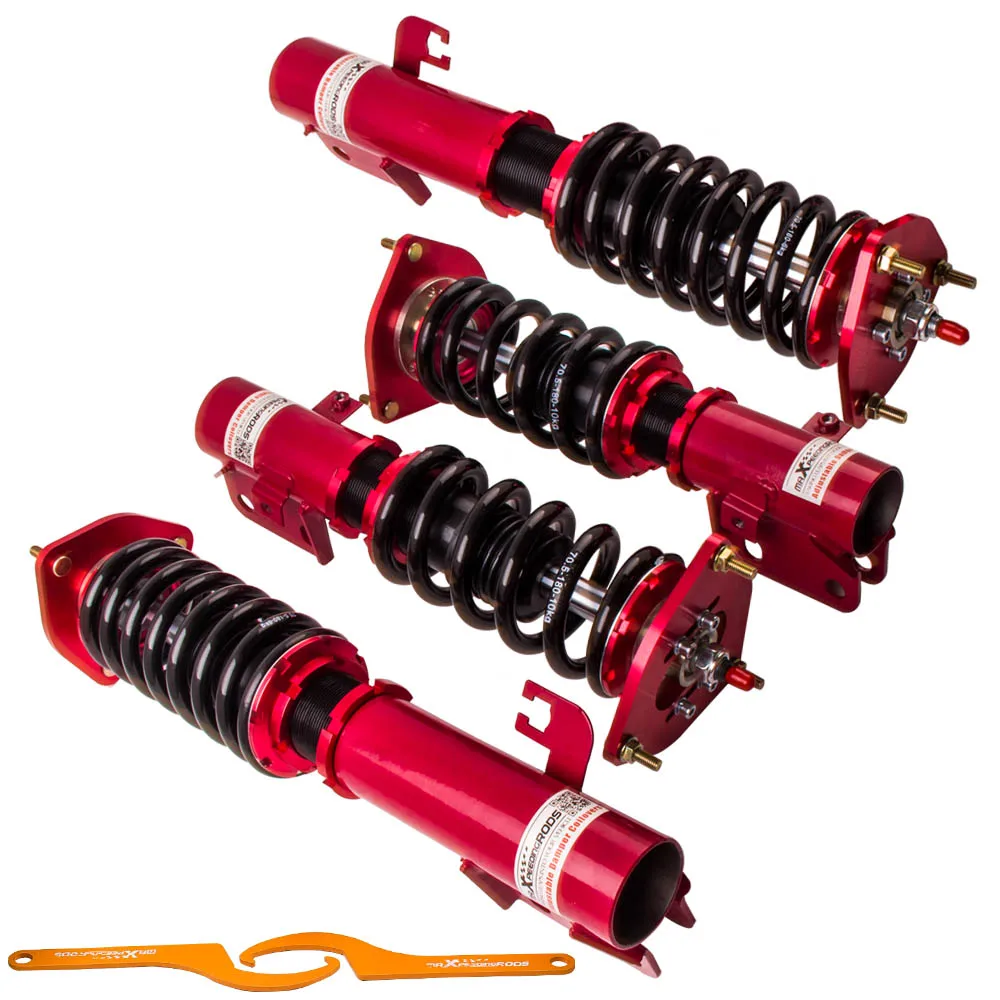 24 Step adjustable Shock Suspension Struts for Subaru Impreza WRX STi