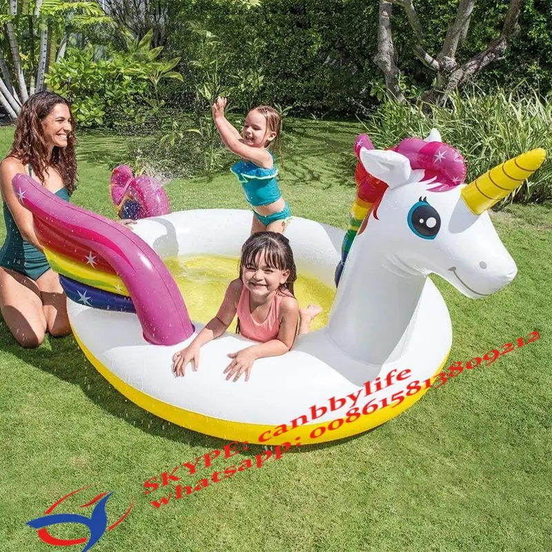 NEW INTEX INFLATABLE RING CHILDRENS GARDEN PADDLING SWIMMING POOL
