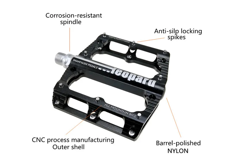 Алюминиевый сплавной дорожный велосипед сверхлегкие педали MTB велосипед Плоские Педали MTB подшипник противоскользящая ножная педаль