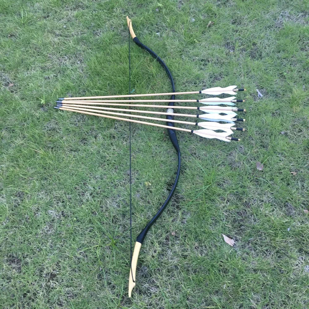 С 6 arrows20 60lbs традиционный лук охота ручной работы изогнутый монгольская лошадь
