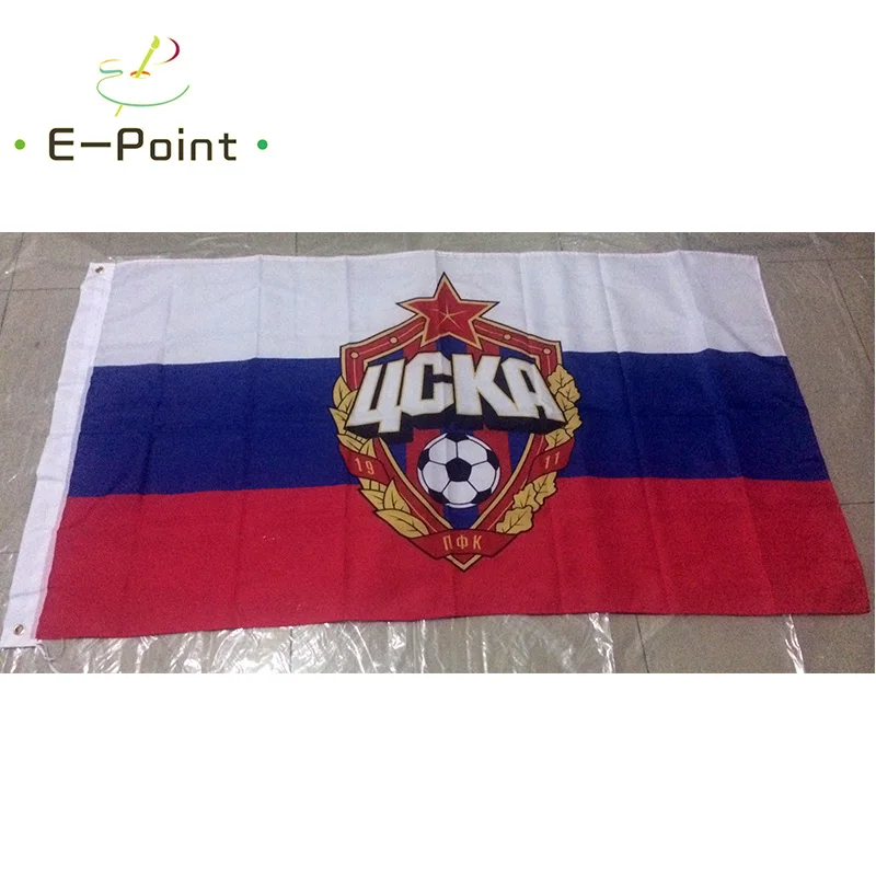 

Russia PFC CSKA Moscow 3ft*5ft (90*150cm) Size Christmas Decorations for Home Flag Banner Type F Gifts