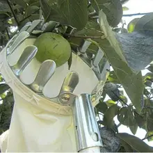 Металлическая машина для сбора фруктов удобный сад Садоводство яблоки, персики высокое с рисунком плодового дерева для сбора инструментов