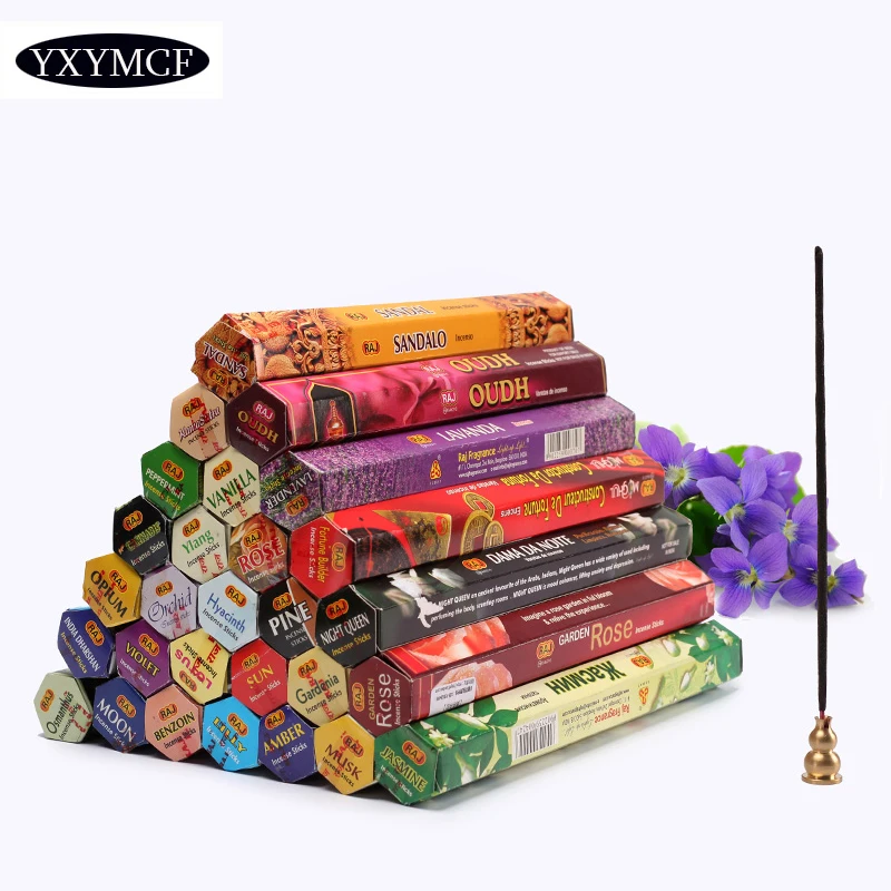 

The Mixed Smells Indian Incense Sticks Natural Materials High Quality Stick Incenses Lavender Lotus for Wooden Incense Burner