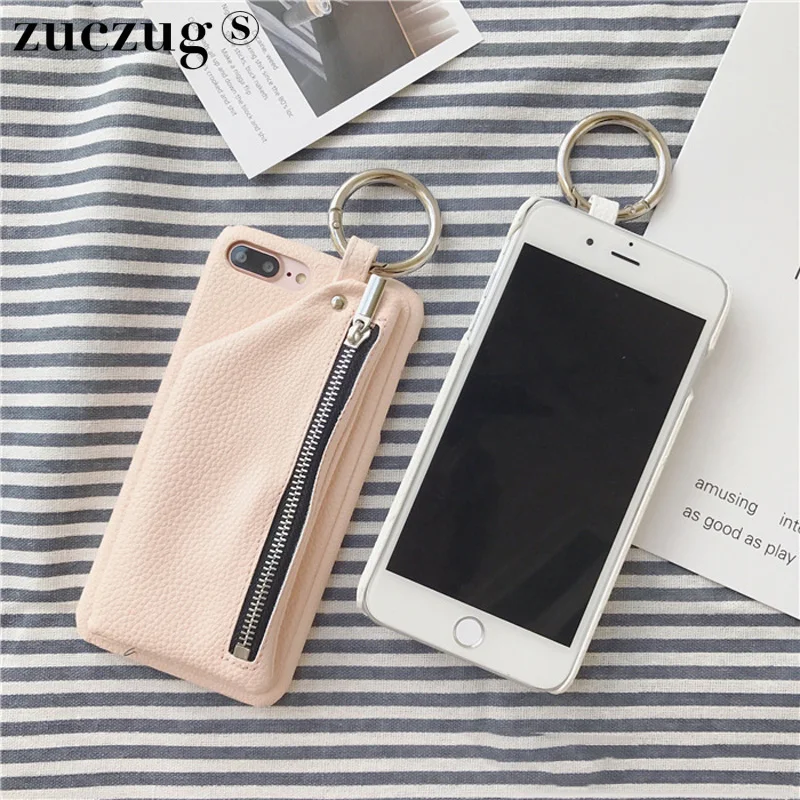 

PU Leather Wallet Case for iPhone XS MAX XR 7 8 6 6s Case with Ring Holder for iPhone 11 Pro Max 8 plus Cover with Card Pocket
