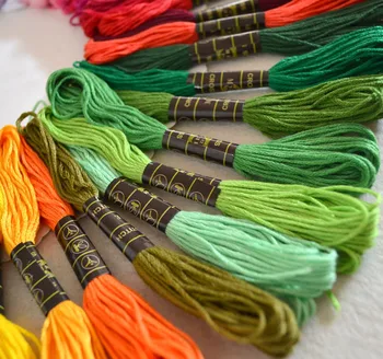 

100 different colors Anchor Cross Stitch Cotton Embroidery thread / Cross Stitch threads /Threads/Free Shipping