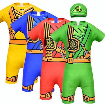 

Children's play with wate 2019 new conjoined cosplay Boy phantom sets ninja kids ninjago costume Swim suit 3-5-6-7-8-9-10 years