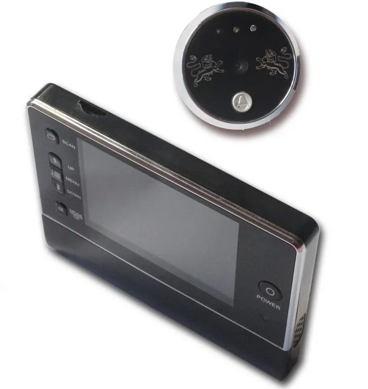 3.5 inch Screen Doorbell Peephole Digital Viewer Doorchime with Camera