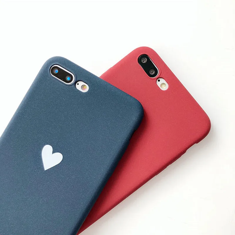 Мягкие силиконовые чехлы для iPhone 8 7X11 pro MAX из ТПУ с узором в виде сердечек ярких цветов Чехол для iPhone 5 5S se
