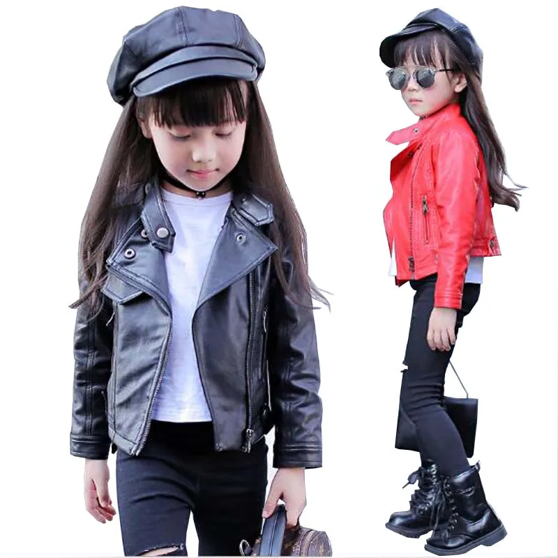 Mädchen 38Off Pu 41 Kunstleder Y Jacke Kinder Us18 Kleidung Frühling mädchen 4 Lederjacke Casual 13 Herbst Outwear In Jackenamp; SUzMVp