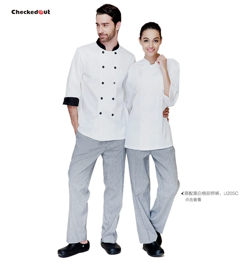 Buy 2017 chef uniform kitchen cook clothes short
