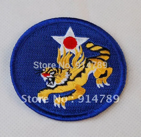 

WW2 US FLYING TIGERS AIR FORCE EMBROIDERED INSIGNIA PATCH -32058