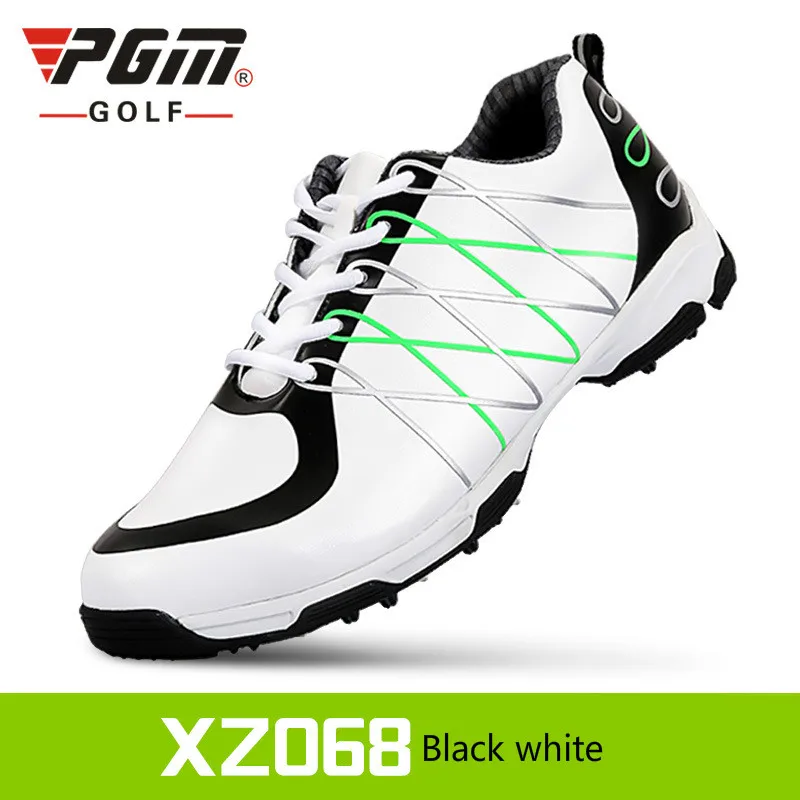 

2018 PGM golf Microfiber Leather Summer Breathable Waterproof Patent men sport shoes Ultralight Anti-skid Sneakers Plus size