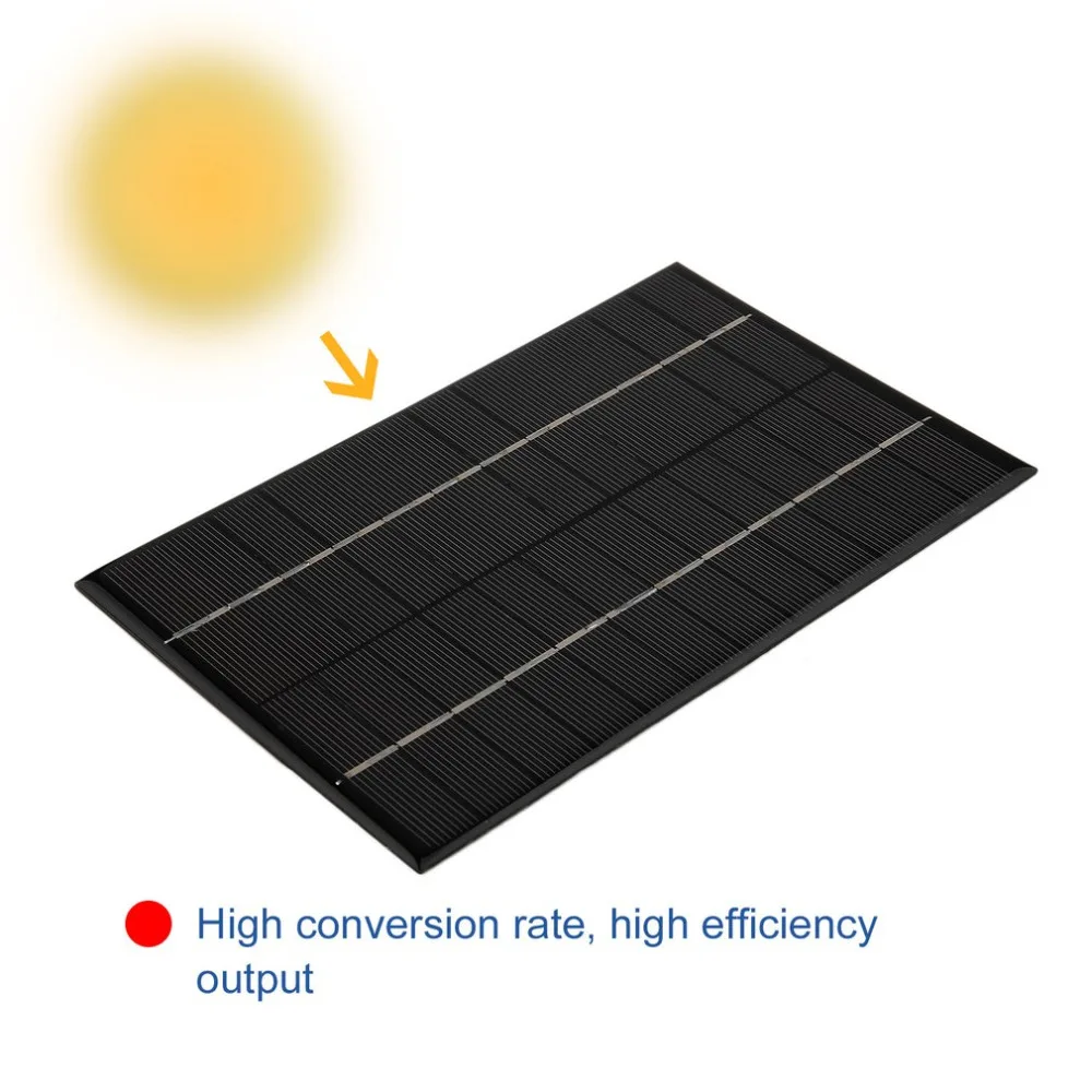 18 в 4,2 Вт поликристаллического кремния панели солнечные портативный зарядное устройство на солнечных батареях DIY солнечный модуль системы