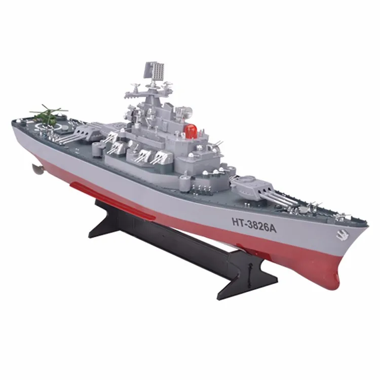 RC Boat 1250 WarShip Remote Control Military Battleship Central