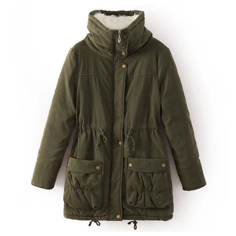 Parkas Female Women Winter Coat Wadded Cotton Winter Jacket Womens Outwear Parkas For Women 2019 Autumn Dropshipping