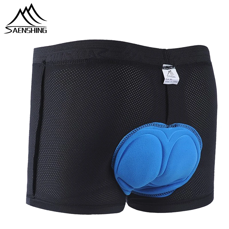 SAENSHING Gel Padded Mtb Bike Underwear Men Downhill Cycling Shorts