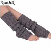 8 цветов, скрученные гетры для женщин, зимние толстые вязаные гетры, носки для обуви, носки с манжетами, обувь, топперы, Cubre Botas Borlas