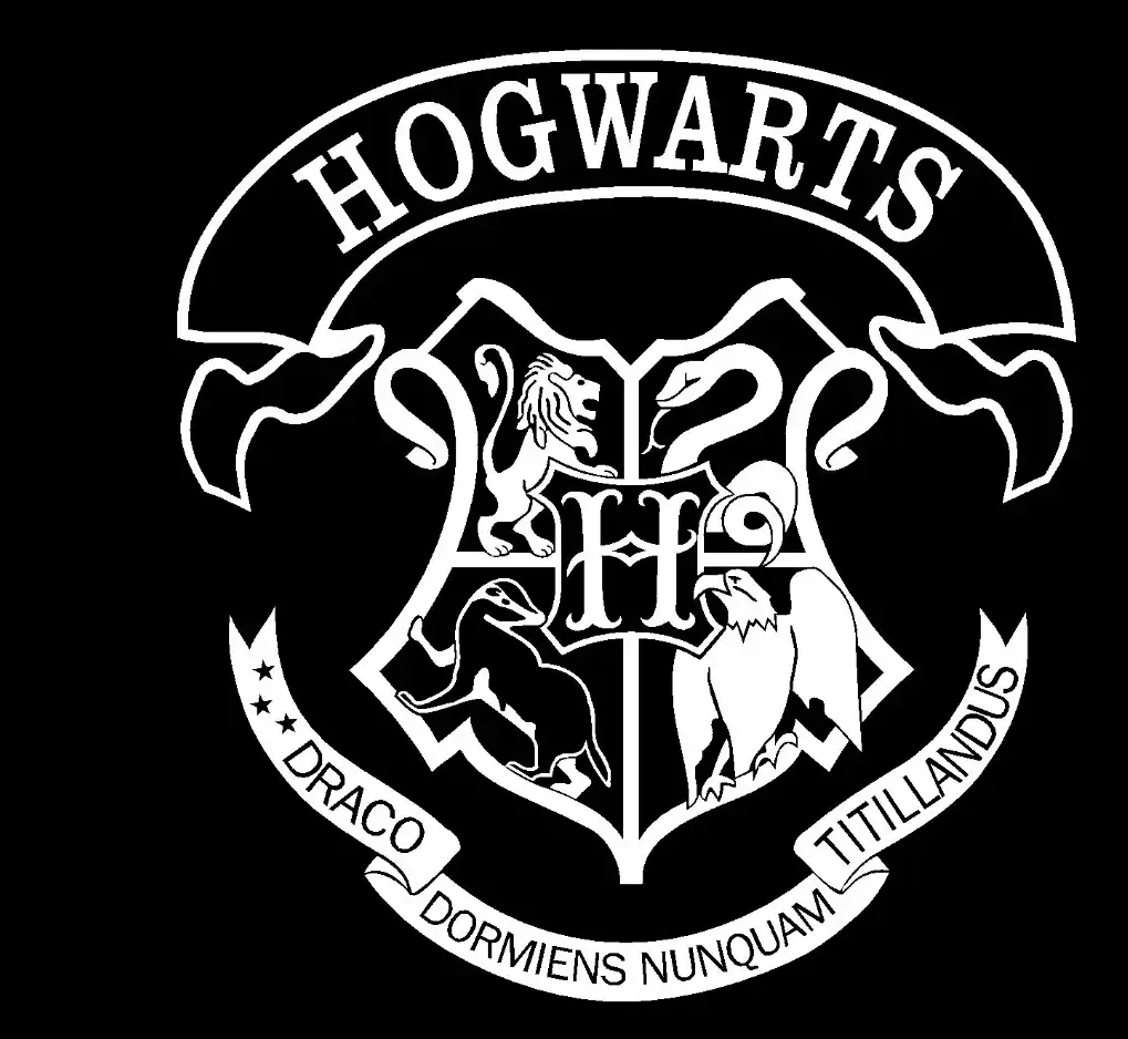 Harry Potter Hogwarts Logo Drawing