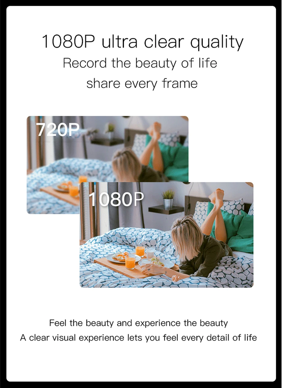 Lifesmart Frame Camera 1080P Detachable Wireless IP Camera 360 Angle Webcam Smart Camera WiFi Pan-tilt Night Vision WiFi Camera (7)
