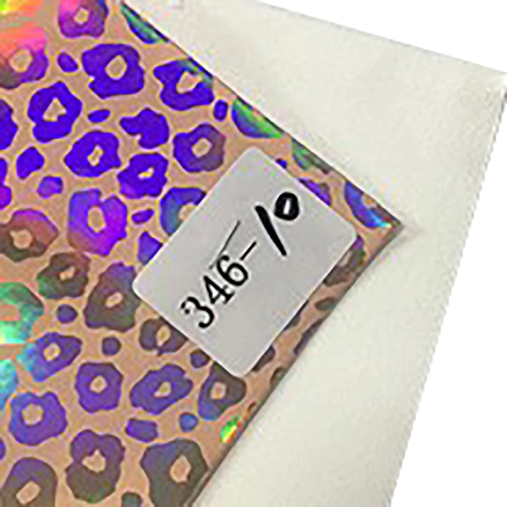 Lychee Life A4 красочные лазерные леопардовые ткани из искусственной кожи высокого качества Синтетическая Кожа DIY швейный материал - Цвет: 10