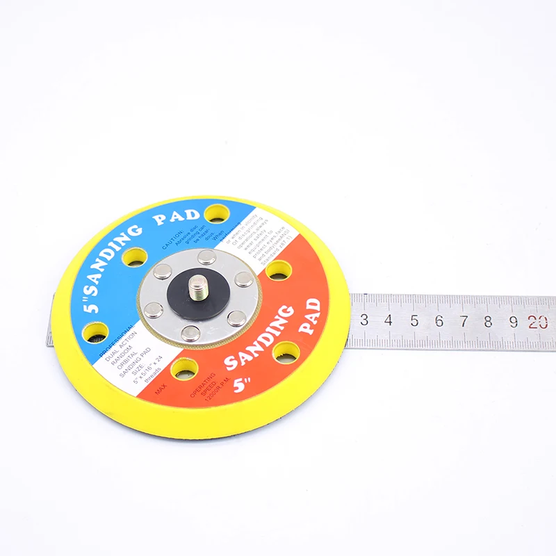 5 inches 6holes air sander pad 4